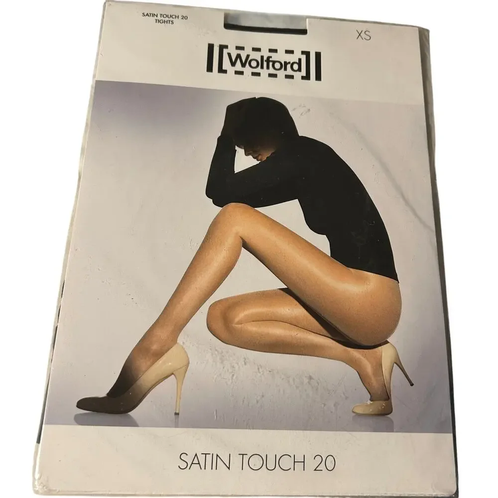 Wolford Satin Touch 20 Tights Admiral Size XS